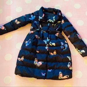Women’s winter butterfly 🦋 puffer coat size small